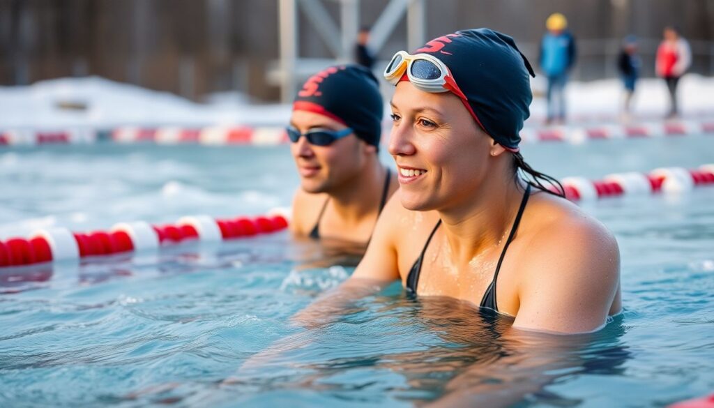 Лучшие места для зимнего плавания и моржевания - иллюстрация