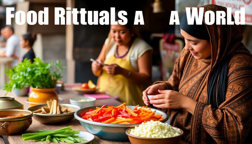 Самые необычные ритуалы и традиции, связанные с едой - иллюстрация