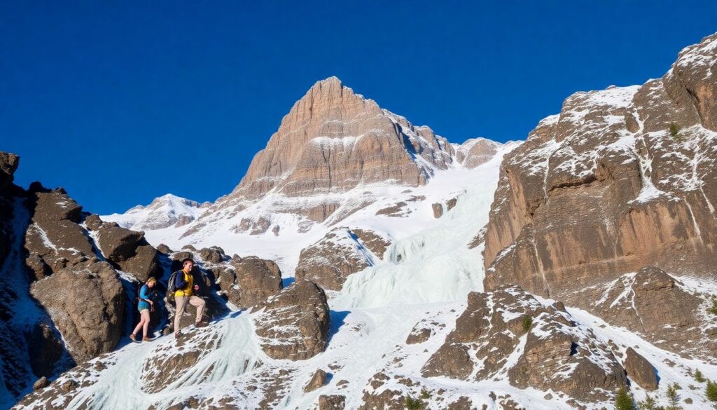 Лучшие места для айс-клаймбинга (ледолазания) - иллюстрация