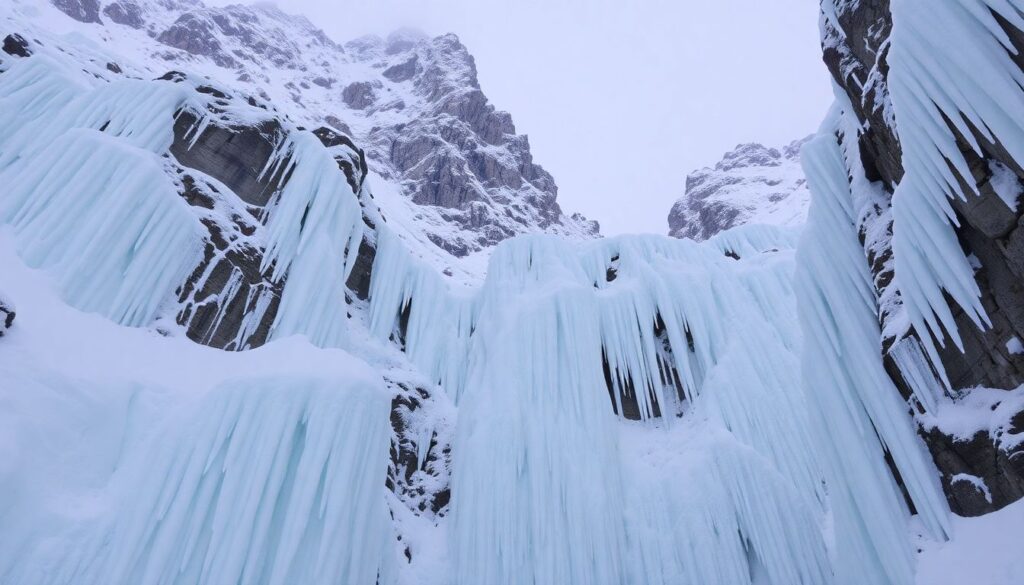 Лучшие места для айс-клаймбинга (ледолазания) - иллюстрация