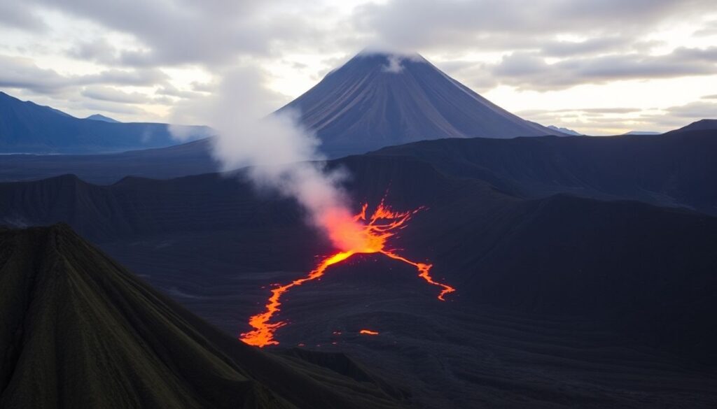 Лучшие места для наблюдения за извержением вулканов - иллюстрация