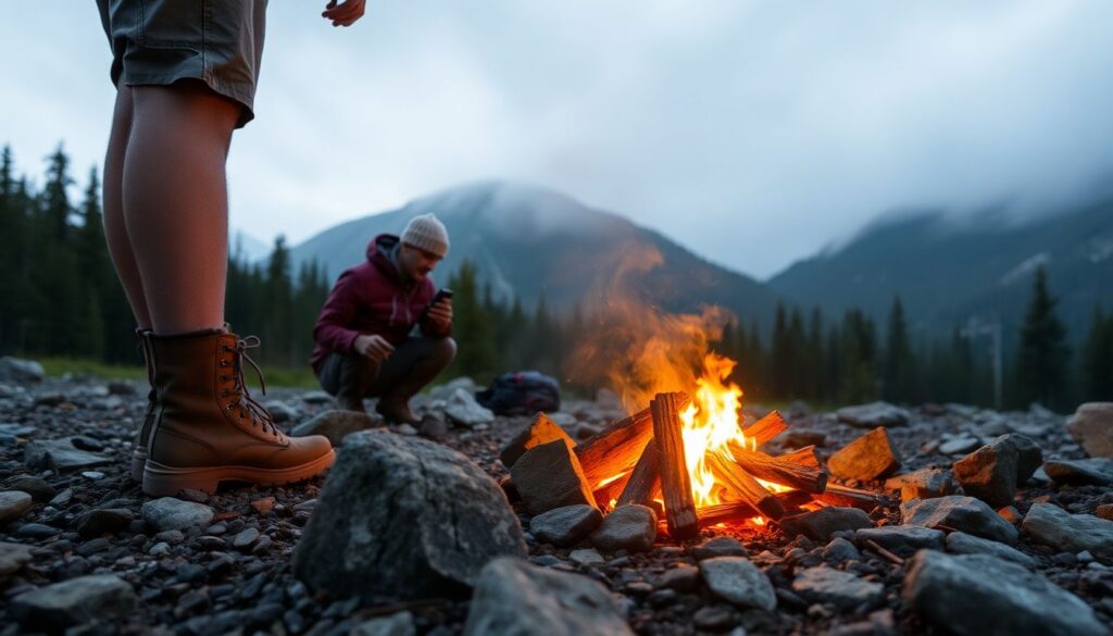 Как правильно сушить одежду и обувь в походе - иллюстрация