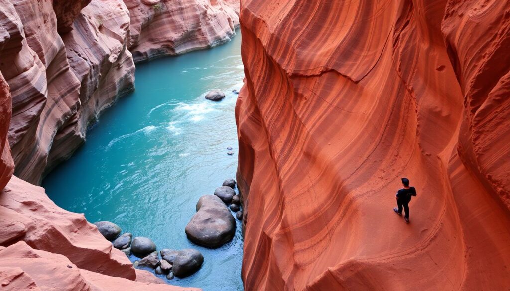 Лучшие места для каньонинга - иллюстрация