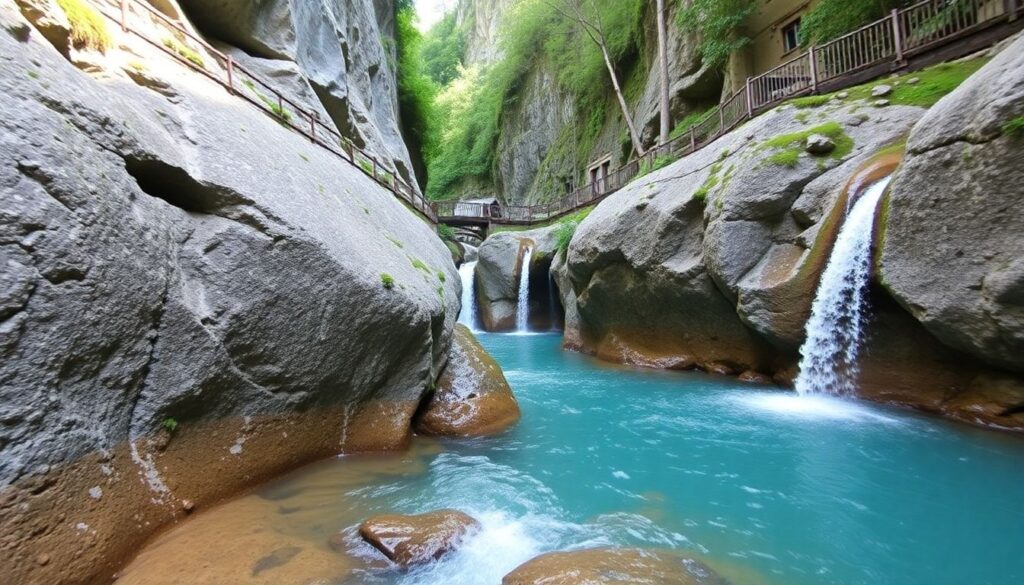 Лучшие места для каньонинга - иллюстрация