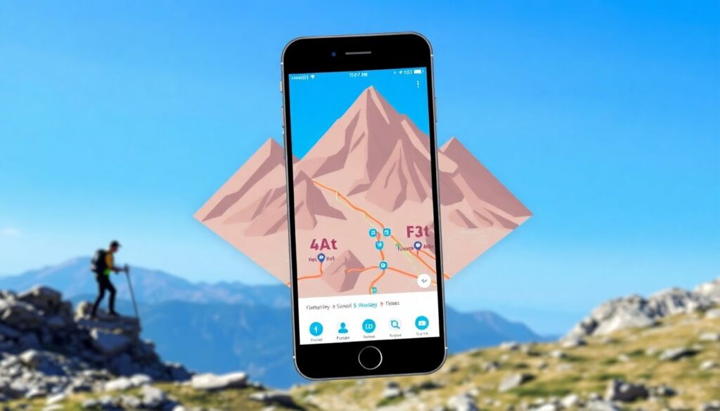 Как выбрать и использовать навигационные приложения для хайкинга - иллюстрация