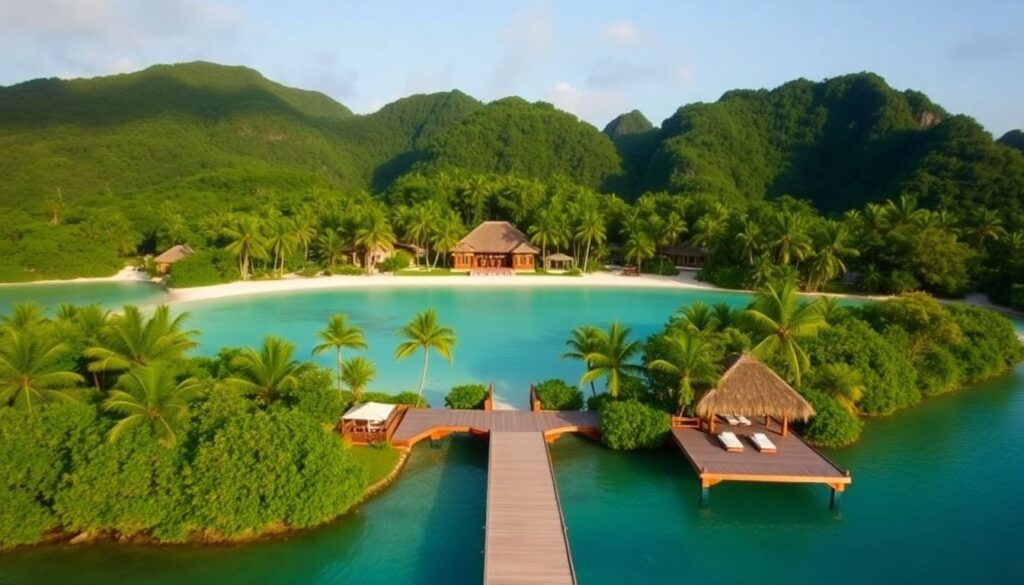 Самые необычные и красивые острова-отели - иллюстрация