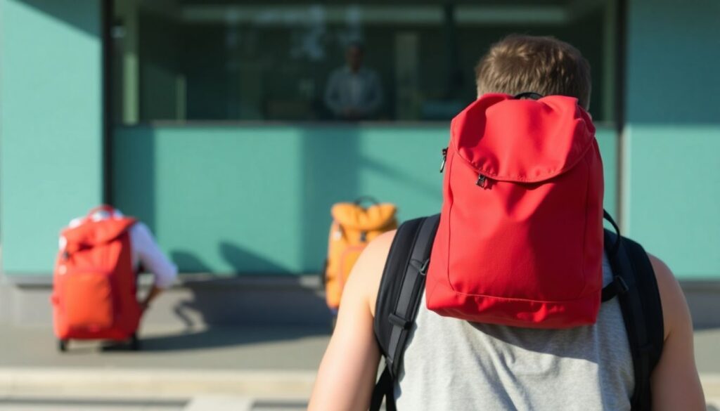 Как защитить свой рюкзак от кражи - иллюстрация