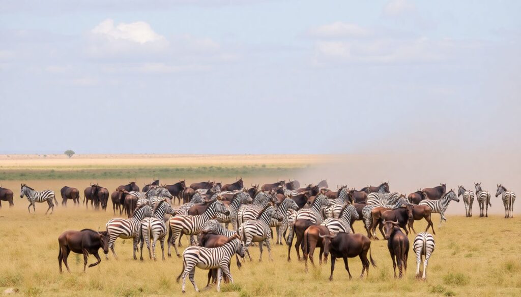Лучшие места для наблюдения за миграцией животных - иллюстрация