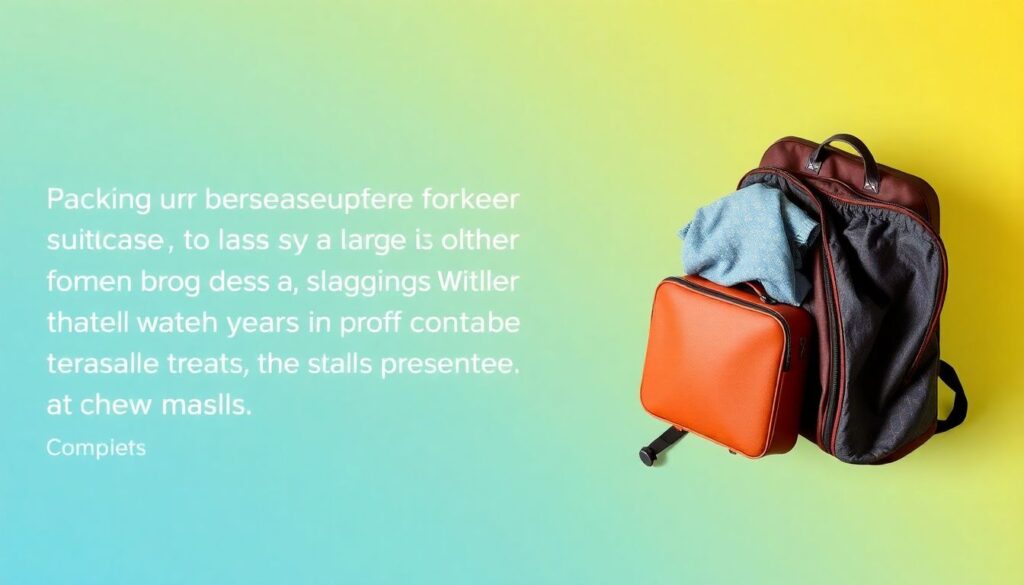 Как эффективно упаковать чемодан, чтобы вещи не мялись - иллюстрация