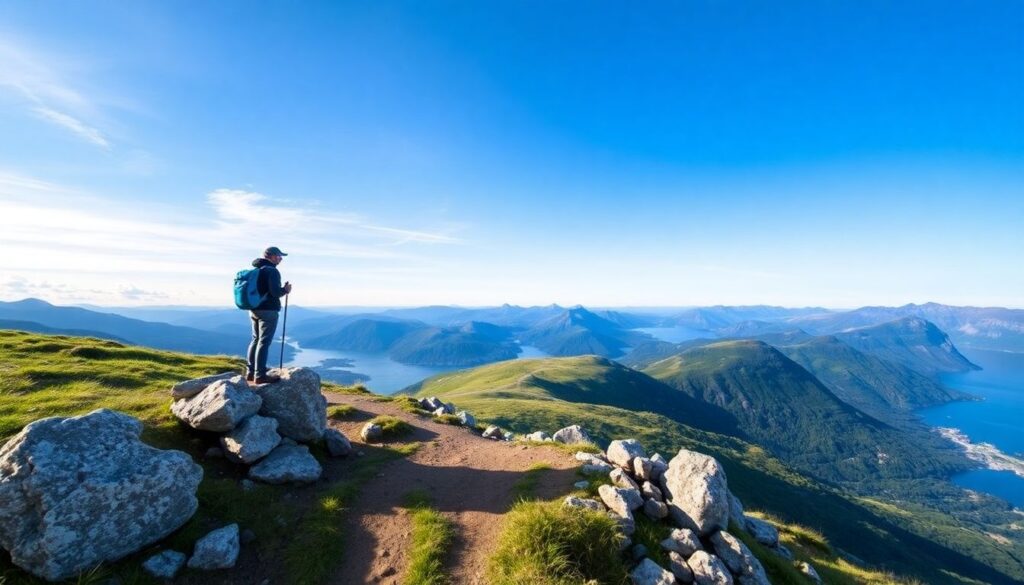 Лучшие маршруты для хайкинга в Скандинавии - иллюстрация