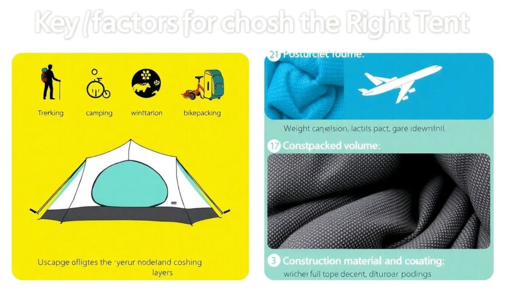 Как правильно выбрать и установить палатку - иллюстрация