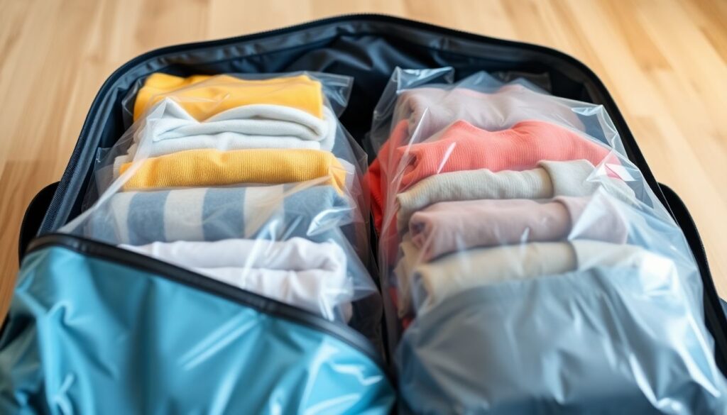 Как выбрать компрессионные мешки для одежды - иллюстрация