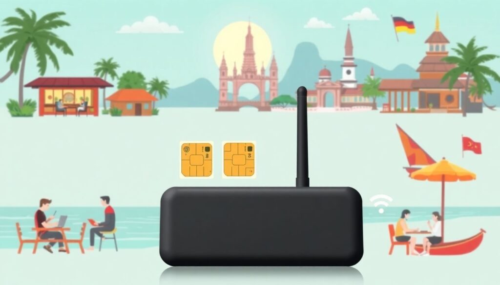 Как создать идеальную атмосферу для работы в путешествии - иллюстрация