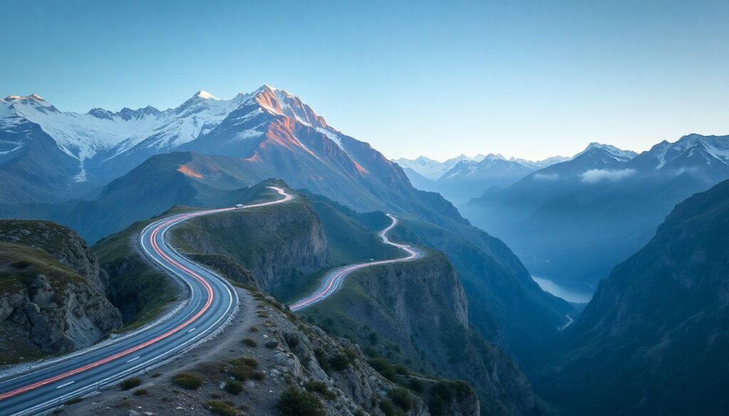 Самые красивые горные дороги, от которых захватывает дух - иллюстрация