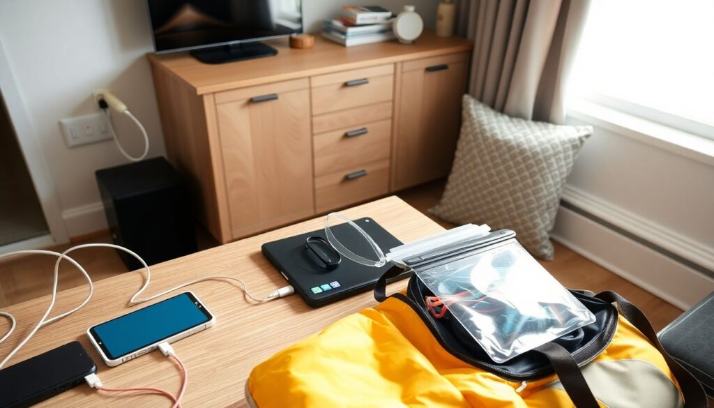 Как защитить свою технику от песка и воды на пляже - иллюстрация