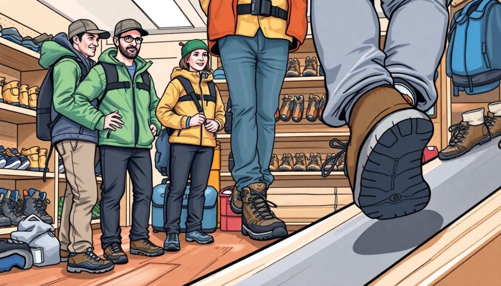 Как выбрать и использовать треккинговые кроссовки - иллюстрация