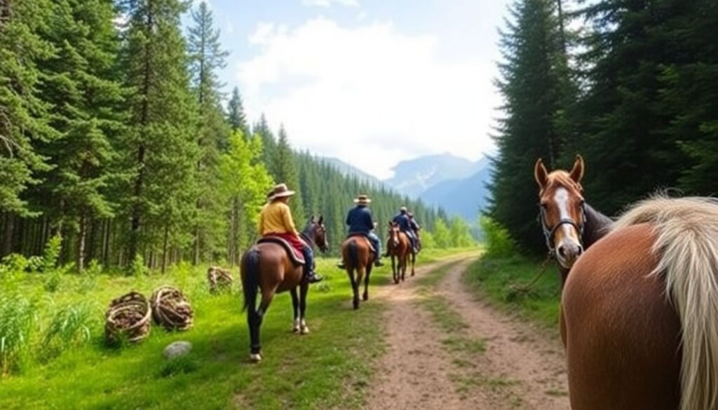 Лучшие маршруты для конных походов - иллюстрация