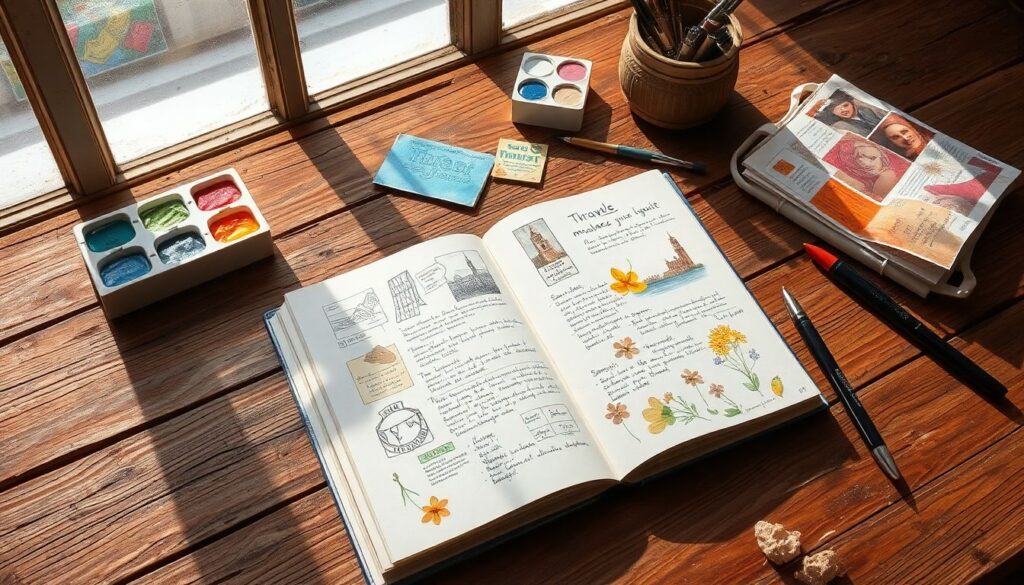 Как вести тревел-скетчбук: советы для начинающих - иллюстрация