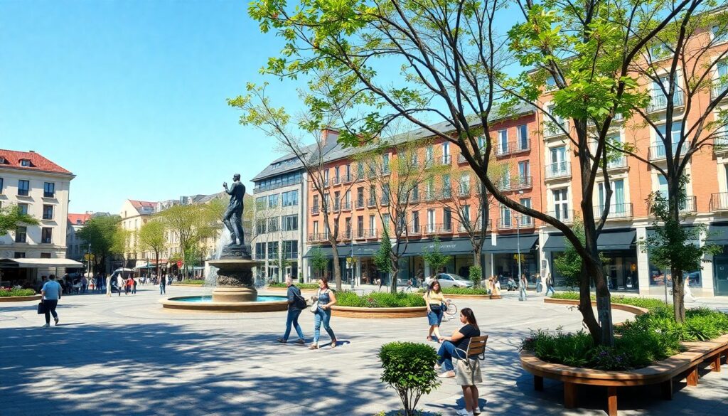 Самые красивые площади мира - иллюстрация