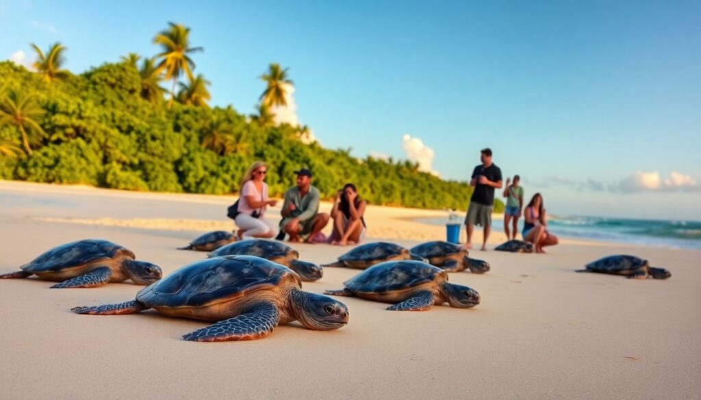 Лучшие места для наблюдения за черепахами - иллюстрация