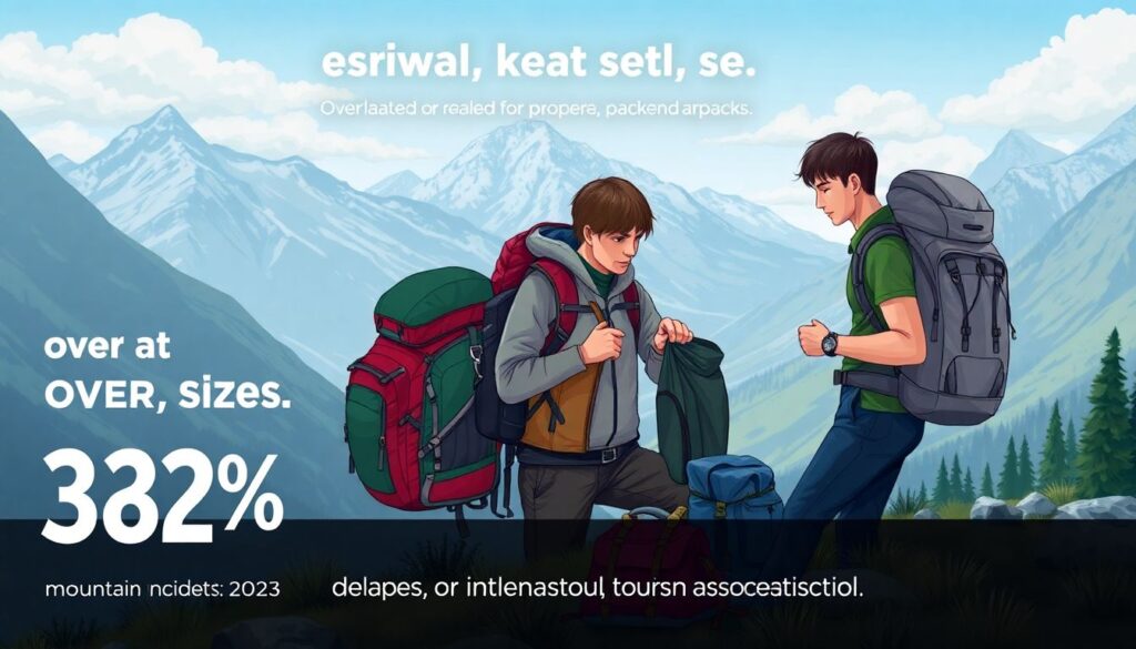 Как выбрать правильный размер рюкзака для похода - иллюстрация