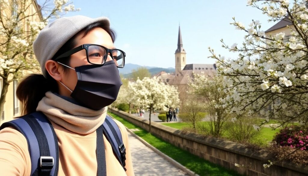 Как путешествовать с аллергией на пыльцу - иллюстрация