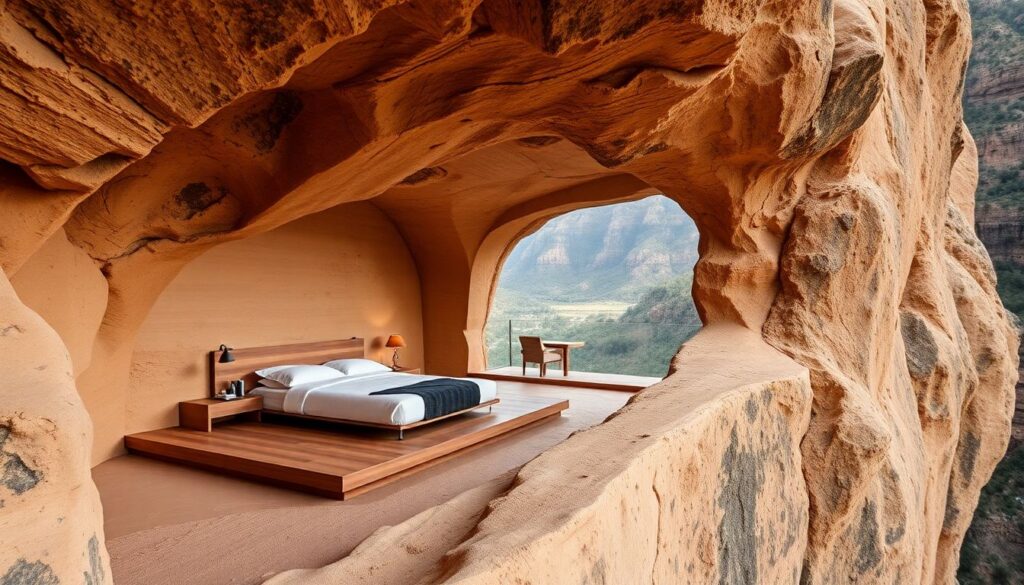 Самые необычные отели в пещерах - иллюстрация