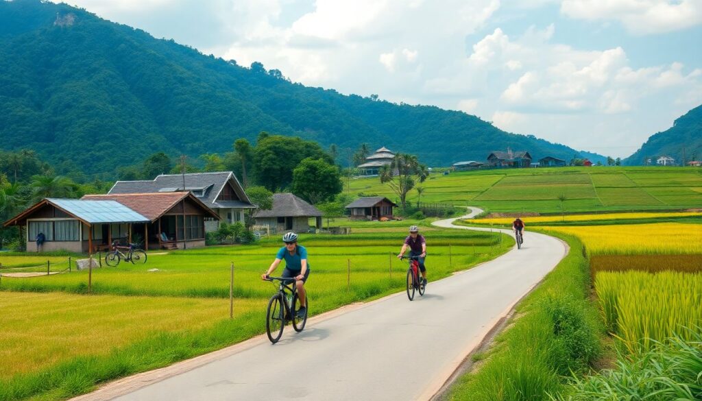 Лучшие маршруты для путешествия на велосипеде по Азии - иллюстрация
