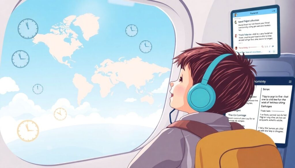 Как адаптировать ребенка к новому часовому поясу - иллюстрация