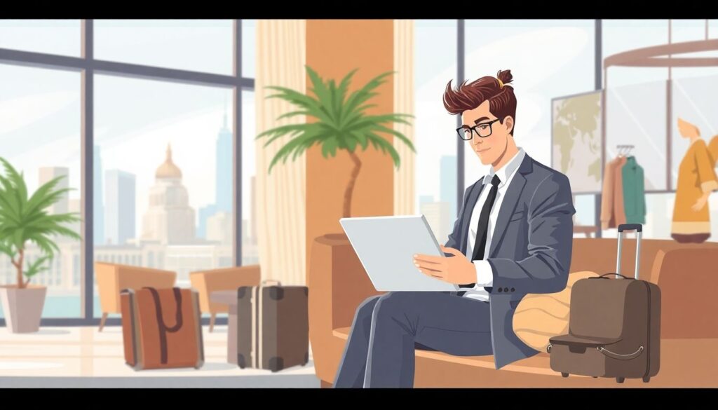 Что такое bleisure путешествия: совмещение бизнеса и отдыха - иллюстрация