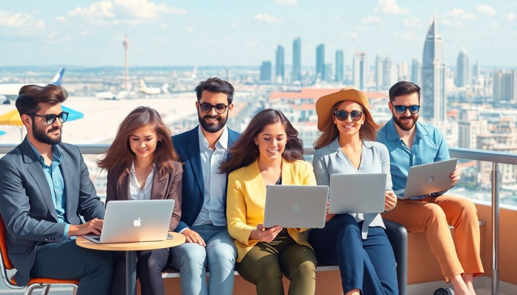 Что такое bleisure путешествия: совмещение бизнеса и отдыха - иллюстрация