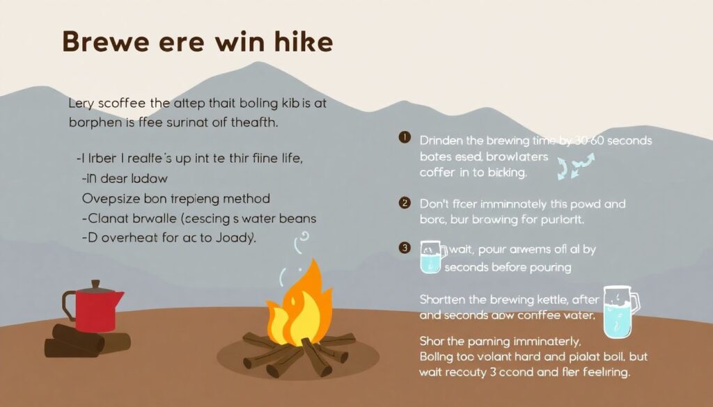 Как приготовить вкусный кофе в походных условиях - иллюстрация