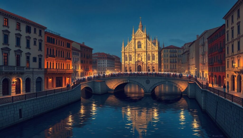 Путешествия по местам жизни и творчества Леонардо да Винчи - иллюстрация