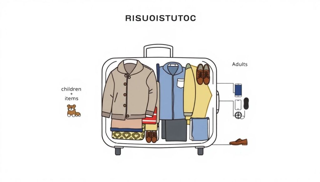 Как выбрать идеальный чемодан для семейных путешествий - иллюстрация