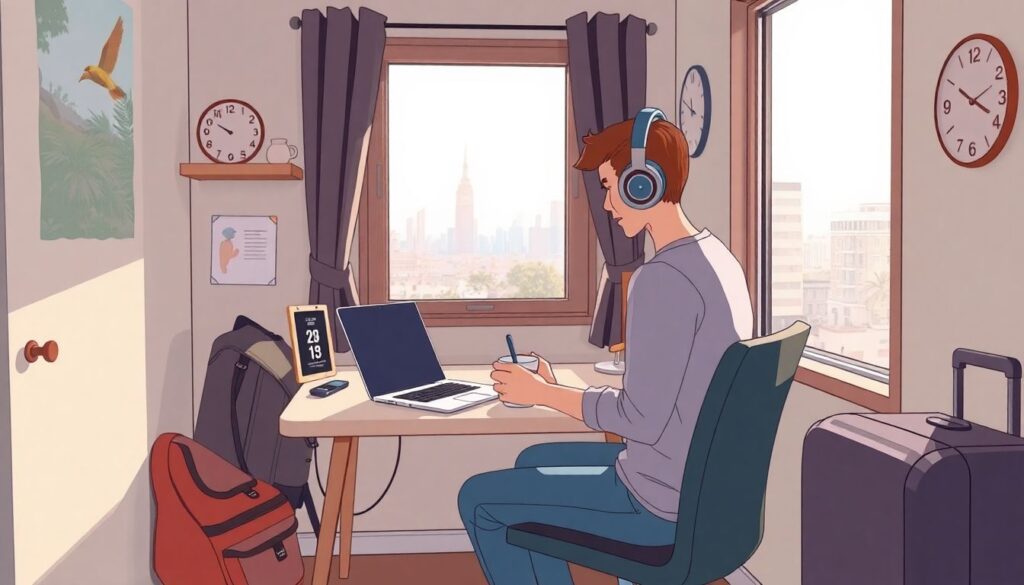 Как организовать свое время цифровому кочевнику, чтобы все успевать - иллюстрация