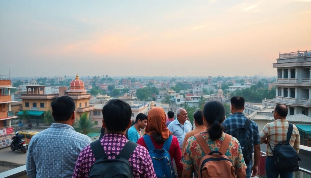 Путешествия по местам съемок индийского кино - иллюстрация